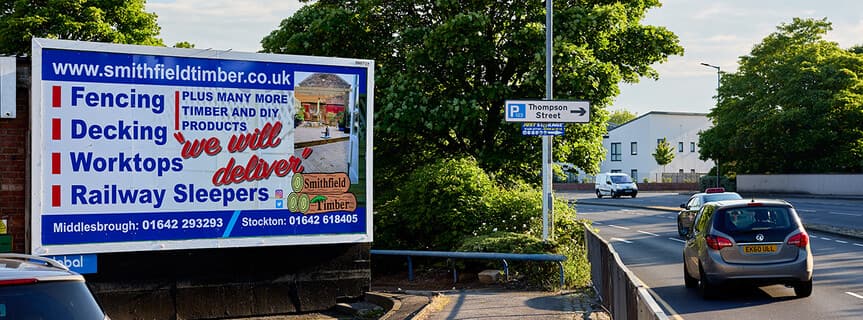 Roadside billboard